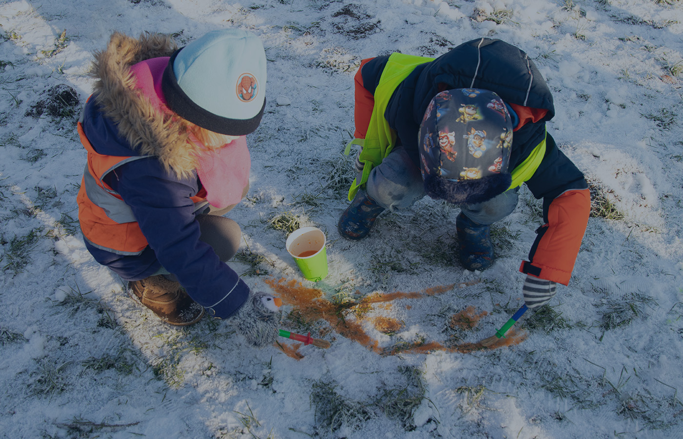 Tellen, springen en ravotten,WINTER